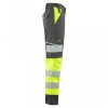 Leo Workwear Winsford Hi-Vis Yellow / Grey Stretch Cargo Trousers